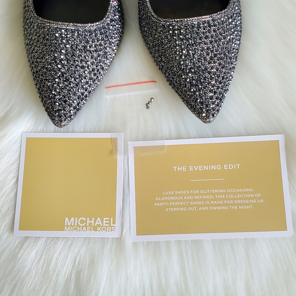 Michael Kors Dorothy Flex Pump Glitter Size 8 - Picture 10 of 11